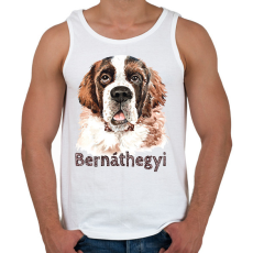 PRINTFASHION Bernáthegyi - Férfi atléta - Fehér