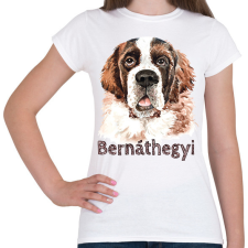 PRINTFASHION Bernáthegyi - Női póló - Fehér női póló