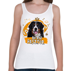 PRINTFASHION Berni pásztor firka - Női atléta - Fehér