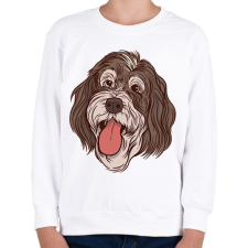 PRINTFASHION Bernipásztor - Gyerek pulóver - Fehér gyerek pulóver, kardigán