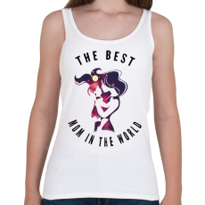 PRINTFASHION BEST MOM - Női atléta - Fehér