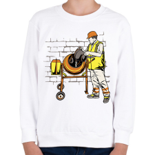 PRINTFASHION Betonkeverős - Gyerek pulóver - Fehér gyerek pulóver, kardigán