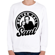 PRINTFASHION Better Call Saul  - Gyerek pulóver - Fehér