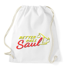 PRINTFASHION Better call Saul - Sportzsák, Tornazsák - Fehér tornazsák