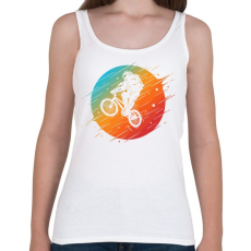 PRINTFASHION Bicajos asztronauta - Női atléta - Fehér