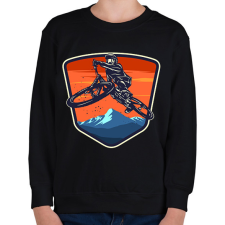 PRINTFASHION bicajos - Gyerek pulóver - Fekete gyerek pulóver, kardigán