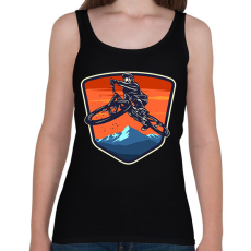 PRINTFASHION bicajos - Női atléta - Fekete