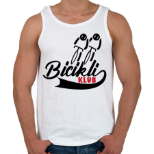 PRINTFASHION Bicikli Klub - Férfi atléta - Fehér atléta, trikó