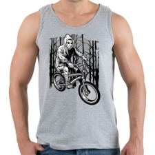 PRINTFASHION Biciklis gyilkos - Férfi atléta - Sport szürke atléta, trikó