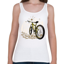 PRINTFASHION Biciklizés - Női atléta - Fehér női trikó