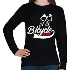 PRINTFASHION Bicycle Club - Női pulóver - Fekete