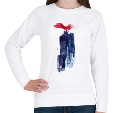 PRINTFASHION Big beast - Női pulóver - Fehér