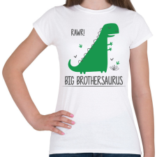 PRINTFASHION Big brothersaurus - Női póló - Fehér női póló