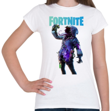 PRINTFASHION Big mouth Fortnite - Női póló - Fehér női póló