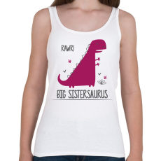 PRINTFASHION Big Sistersaurus - Női atléta - Fehér