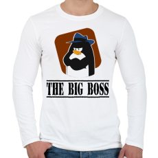 PRINTFASHION bigboss - Férfi hosszú ujjú póló - Fehér