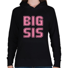 PRINTFASHION BIGSIS - Női kapucnis pulóver - Fekete