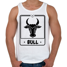 PRINTFASHION bika - Férfi atléta - Fehér