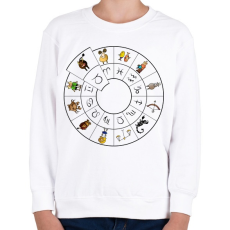 PRINTFASHION Bika - Gyerek pulóver - Fehér