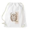 PRINTFASHION Bika horoszkóp - Sportzsák, Tornazsák - Fehér