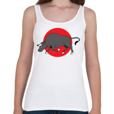 PRINTFASHION Bika - Női atléta - Fehér női trikó