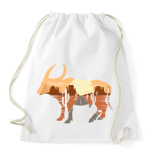 PRINTFASHION Bika - Sportzsák, Tornazsák - Fehér tornazsák