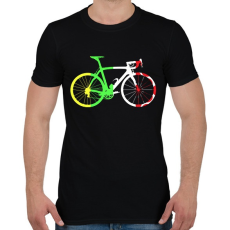 PRINTFASHION Bike - Férfi póló - Fekete