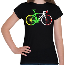 PRINTFASHION Bike - Női póló - Fekete női póló