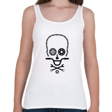 PRINTFASHION Bike Skull  - Női atléta - Fehér