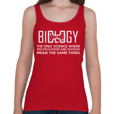 PRINTFASHION BIOLOGY - Női atléta - Cseresznyepiros