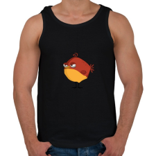 PRINTFASHION Bird - Férfi atléta - Fekete atléta, trikó