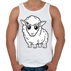 PRINTFASHION Birka - Férfi atléta - Fehér