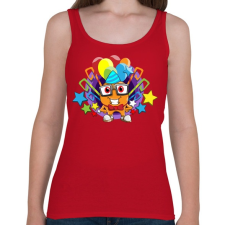 PRINTFASHION Birthday - Női atléta - Cseresznyepiros női trikó