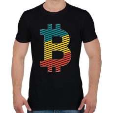 PRINTFASHION BITCOIN 4 EVER 11 - Férfi póló - Fekete