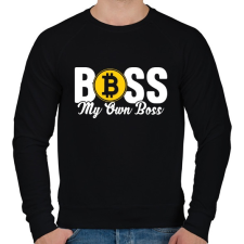 PRINTFASHION BITCOIN 4 EVER 13 - Férfi pulóver - Fekete női pulóver, kardigán