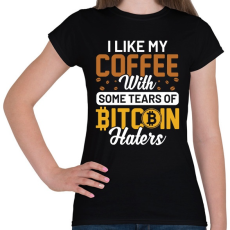 PRINTFASHION BITCOIN 4 EVER 14 - Női póló - Fekete