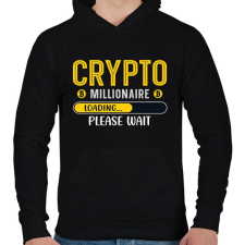 PRINTFASHION BITCOIN 4 EVER 2 - Férfi kapucnis pulóver - Fekete női pulóver, kardigán