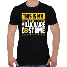 PRINTFASHION BITCOIN 4 EVER 38 - Férfi póló - Fekete