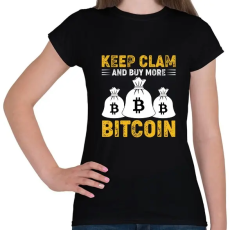 PRINTFASHION BITCOIN 4 EVER 42 - Női póló - Fekete