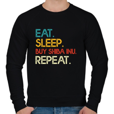 PRINTFASHION BITCOIN 4 EVER 46 - Férfi pulóver - Fekete