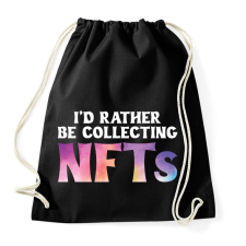 PRINTFASHION BITCOIN 4 EVER 50 - Sportzsák, Tornazsák - Fekete tornazsák
