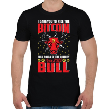 PRINTFASHION BITCOIN 4 EVER 55 - Férfi póló - Fekete férfi póló