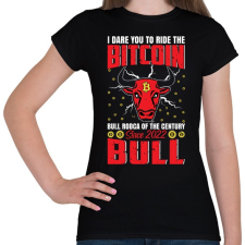 PRINTFASHION BITCOIN 4 EVER 55 - Női póló - Fekete női póló