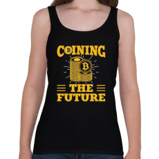 PRINTFASHION BITCOIN 4 EVER 58 - Női atléta - Fekete