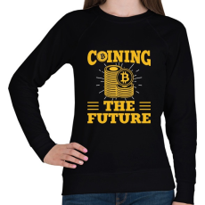 PRINTFASHION BITCOIN 4 EVER 58 - Női pulóver - Fekete