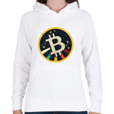 PRINTFASHION BITCOIN 4 EVER 59 - Női kapucnis pulóver - Fehér