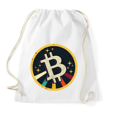 PRINTFASHION BITCOIN 4 EVER 59 - Sportzsák, Tornazsák - Fehér tornazsák