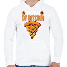 PRINTFASHION BITCOIN 4 EVER 62 - Férfi kapucnis pulóver - Fehér női pulóver, kardigán