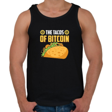 PRINTFASHION BITCOIN 4 EVER 74 - Férfi atléta - Fekete atléta, trikó
