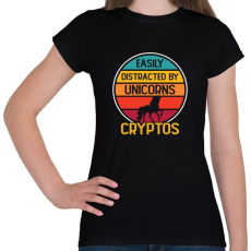 PRINTFASHION BITCOIN 4 EVER 78 - Női póló - Fekete